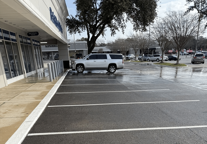 parking lot striping
